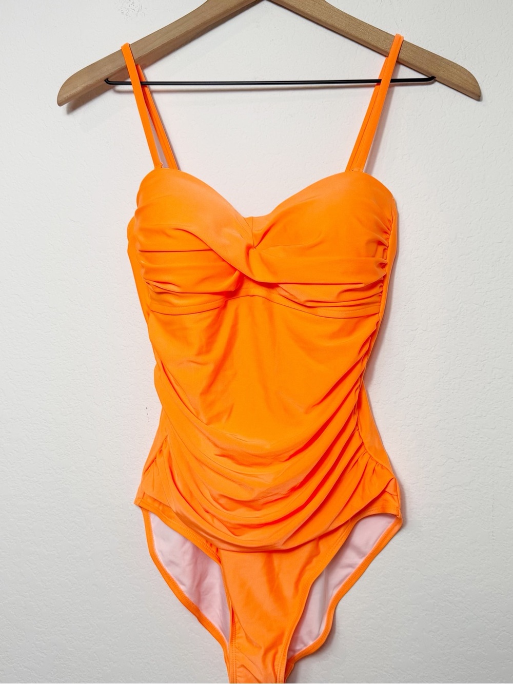 Relleciga Women's Orange One Piece Swimsuit Size M New With Tags